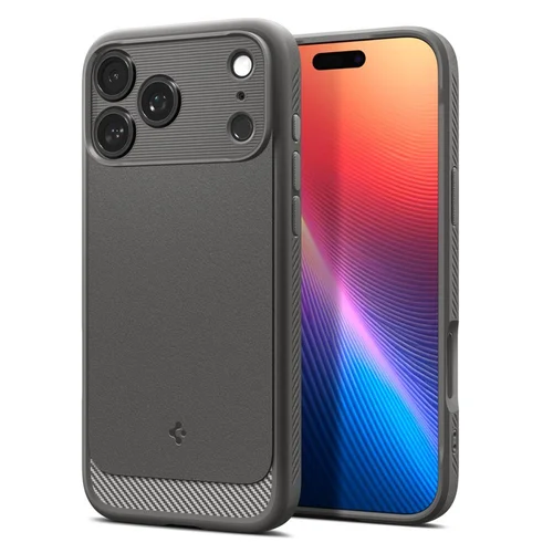 Spigen Rugged Armor Mag MagSafe dėklas iPhone 17 Pro, pilkas image 1