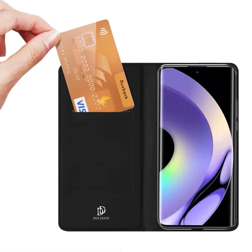 Dux Ducis Skin Pro dėklas Realme 10 Pro+ juodas image 2