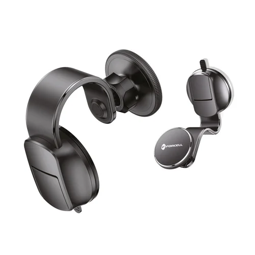 FORCELL F-GRIP MagFlex magnetinis automobilinis laikiklis, MagSafe, juodas image 3