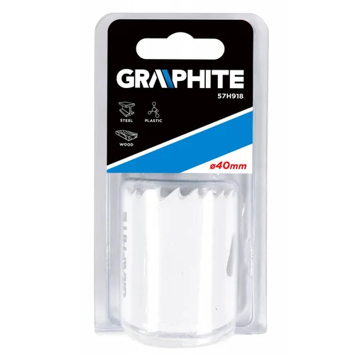 GRAPHITE Bi-metalinė gręžimo karūnėlė 40mm image 2