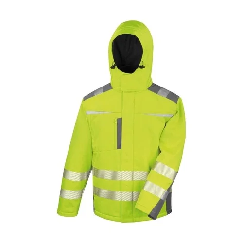 Result R331X Softshell darbo striukė – S, Fluorescencinė Geltona image 3