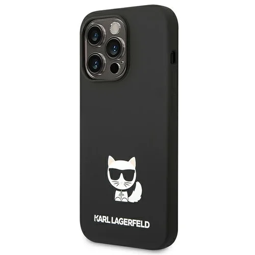 Karl Lagerfeld KLHCP14LSLCTBK silikoninis dėklas iPhone 14 Pro image 2
