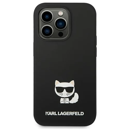 Karl Lagerfeld KLHCP14LSLCTBK silikoninis dėklas iPhone 14 Pro image 3