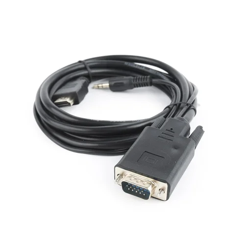 Gembird A-HDMI-VGA-03-10 HDMI–VGA adapteris 3 m, juodas image 2