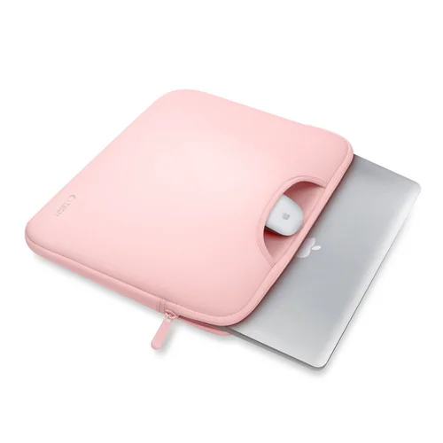 Tech-Protect neopreno dėklas 13–14 col. nešiojamajam kompiuteriui, rožinis image 3