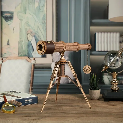 ROKR medinė 3D teleskopo dėlionė image 2