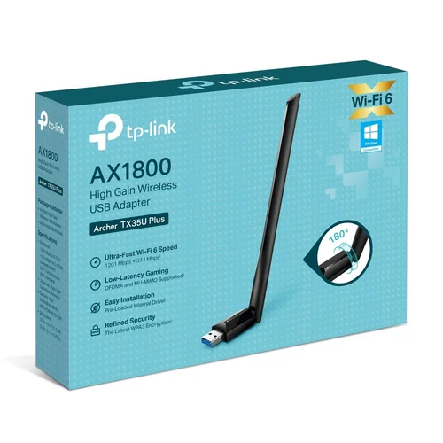 TP-Link Archer TX35U Plus Wi-Fi 6 USB adapteris image 2
