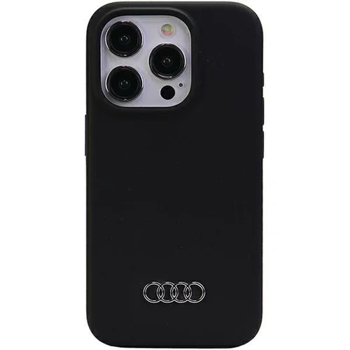 Audi silikoninis dėklas iPhone 15 Pro Max, juodas image 1