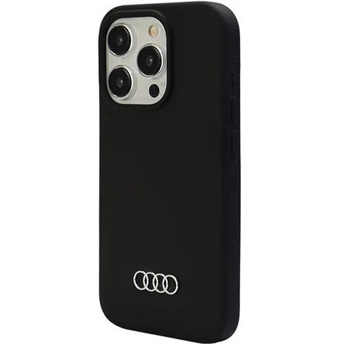 Audi silikoninis dėklas iPhone 15 Pro Max, juodas image 3