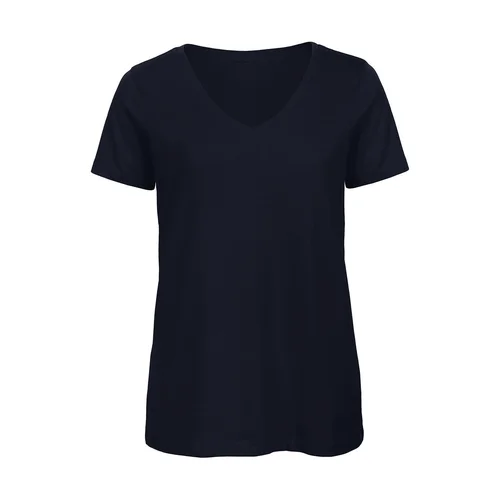 B&C TW045 moteriški marškinėliai, V iškirptė, 2XL Navy image 3