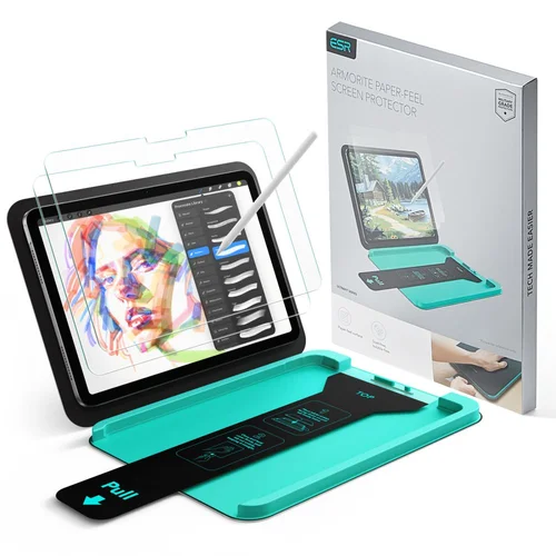 ESR popieriaus pojūčio grūdintas stiklas iPad Air 10,9/11 col. image 1