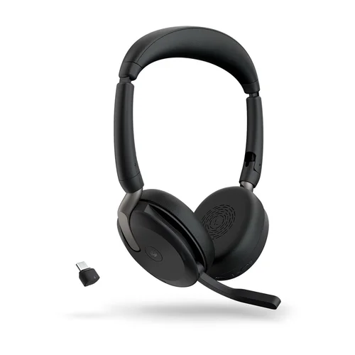 Jabra Evolve2 65 Flex MS Stereo su Link380c ir įkrovimo stotele image 3