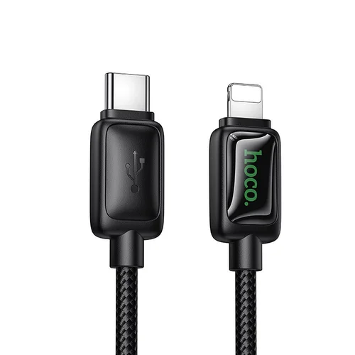 Hoco X146 USB-C–Lightning kabelis, 30 W, 1,2 m, juodas image 1