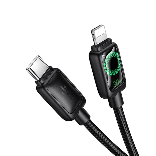 Hoco X146 USB-C–Lightning kabelis, 30 W, 1,2 m, juodas image 2