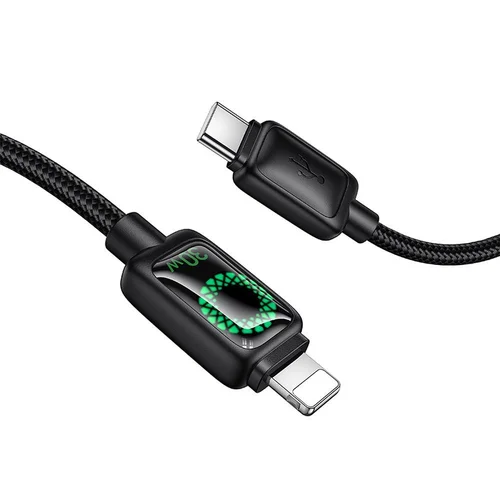 Hoco X146 USB-C–Lightning kabelis, 30 W, 1,2 m, juodas image 3