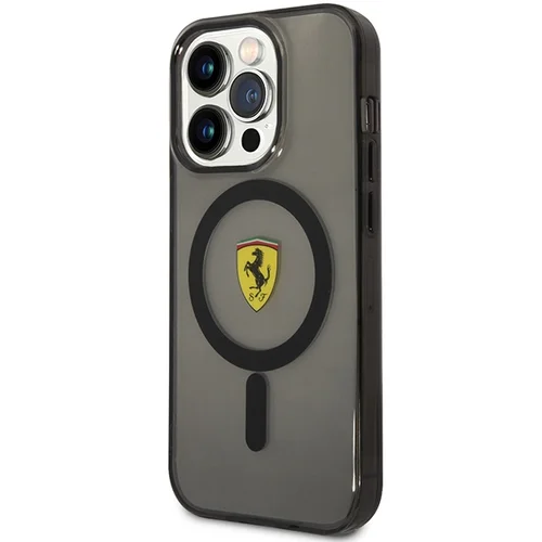 Ferrari FEHMP14LUKK Translucent MagSafe dėklas iPhone 14 Pro 6,1 col. image 2