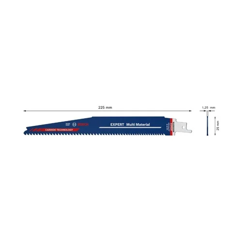 Bosch Expert Multi Material S 1156 XHM geležtė, 225 mm image 3