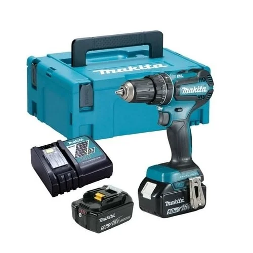 Makita DHP485RTJ Akumuliatorinis gręžtuvas (18V 2x 5Ah Li-ion) image 1