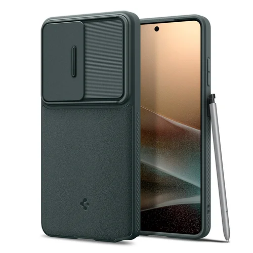 Spigen Optik Armor dėklas Galaxy S26 Ultra, žalias image 1