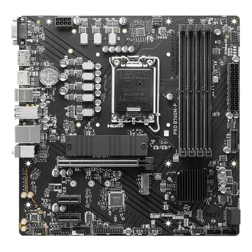 MSI PRO B760M-P LGA 1700 micro ATX motininė plokštė image 2