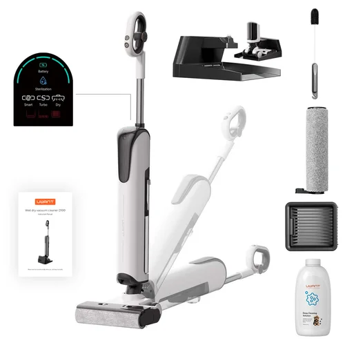 UWANT D100 17 000 Pa vertikalus siurblys, balta image 2