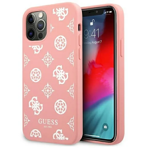 Guess GUHCP12LLSPEWPI Peony dėklas iPhone 12 Pro Max, rožinis image 1