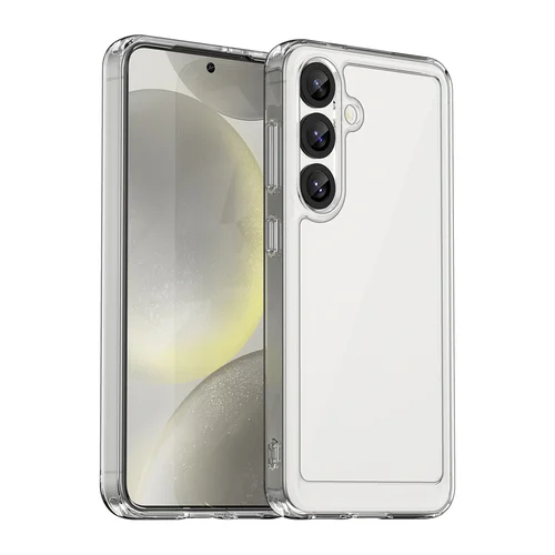 Išorinės Erdvės dėklas Samsung Galaxy S25, skaidrus juodas image 1