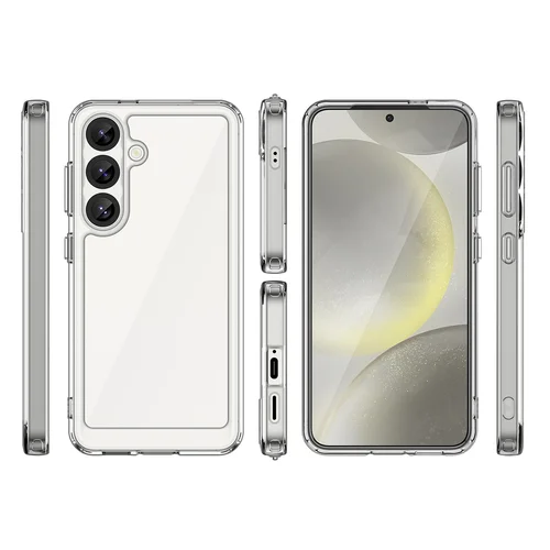 Išorinės Erdvės dėklas Samsung Galaxy S25, skaidrus juodas image 2