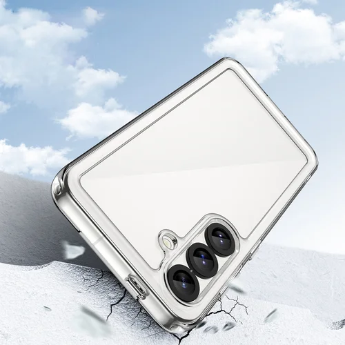 Išorinės Erdvės dėklas Samsung Galaxy S25, skaidrus juodas image 3