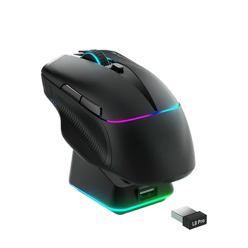Machenike L8 Pro žaidimų pelė, juoda image 1