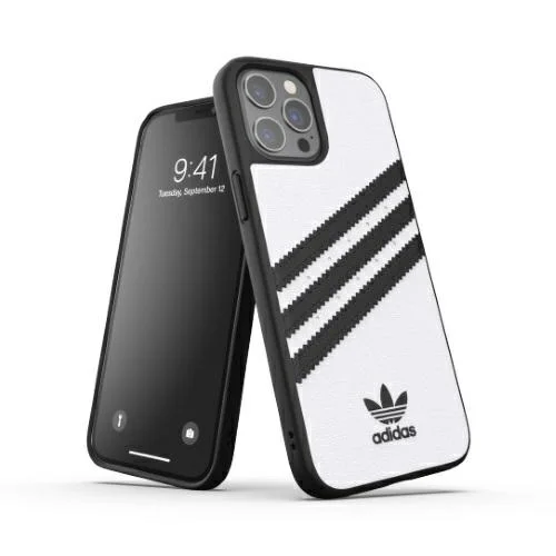 Adidas OR Moulded Case iPhone 12 Pro Max, balta ir juoda image 1