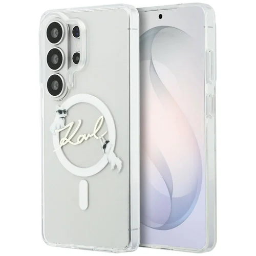Karl Lagerfeld IML KC Script MagSafe dėklas Samsung Galaxy S26 Ultra, skaidrus image 1