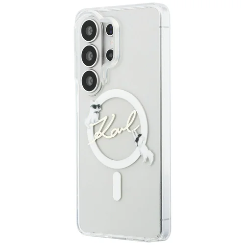 Karl Lagerfeld IML KC Script MagSafe dėklas Samsung Galaxy S26 Ultra, skaidrus image 2