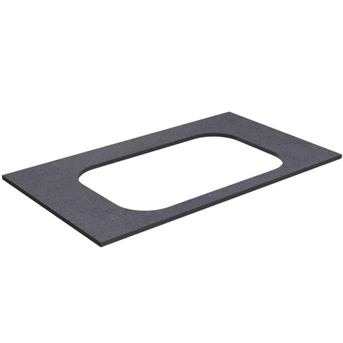 Kamė HPL stalviršis MOVADO, 81 cm, matinė balta image 1