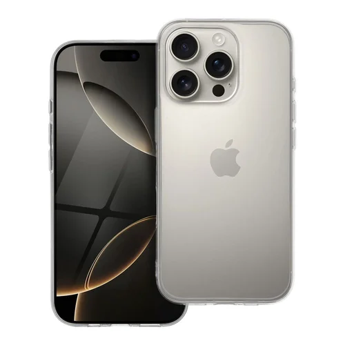 PERŠVIETIMAS 2 mm dėklas iPhone 16 Pro, skaidrus image 1