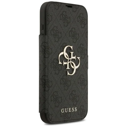 GUESS GUBKP17X4GMGGR knygų dėklas iPhone 17 Pro Max, juodas image 3