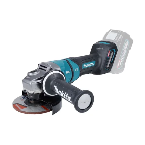 Makita GA050GZ XGT 40Vmax kampinis šlifuoklis 125 mm disko skersmuo image 1