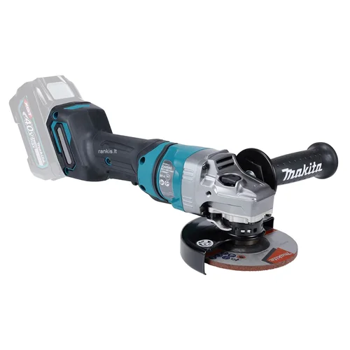 Makita GA050GZ XGT 40Vmax kampinis šlifuoklis 125 mm disko skersmuo image 2