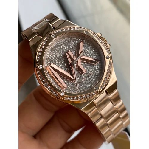 Michael Kors Lennox MK7230 rožinio aukso laikrodis image 2