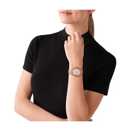 Michael Kors Lennox MK7230 rožinio aukso laikrodis image 3