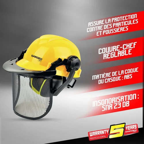 Gardeo Pro apsauginis šalmas su skydeliu, 52–66 cm image 3