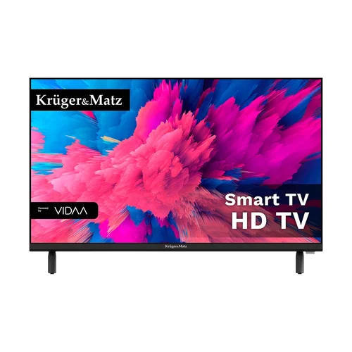 Krüger&Matz KM0224-V3 24 col. HD Smart TV, juodas image 1