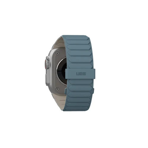UAG Pathfinder dvipusis magnetinis dirželis Apple Watch 42/44/45/46/49 mm, pilkai mėlynas image 2