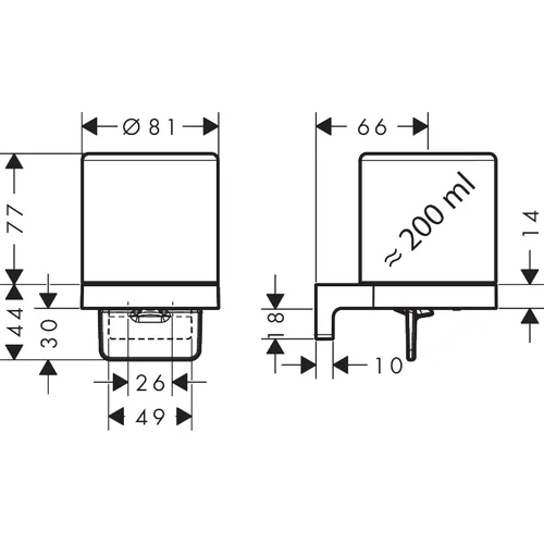 Hansgrohe AddStoris S 41765340 Muilo dozatorius image 2
