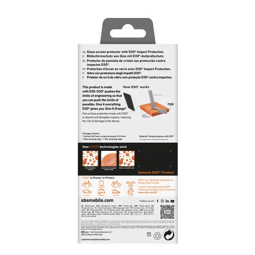 SBS Extreme Mag D3O dėklas iPhone 16 Plus, skaidrus image 3