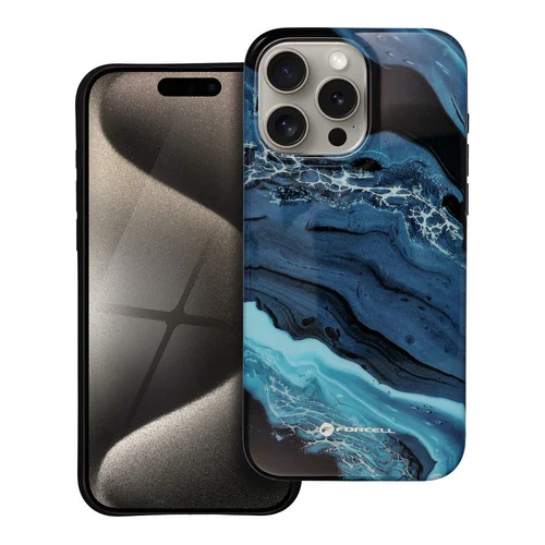 FORCELL F-PROTECT Mirage dėklas iPhone 15 Pro Max, gili jūra image 1