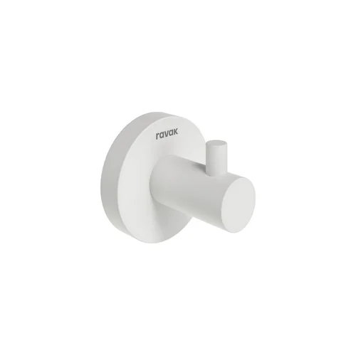 KN 110.10WHM Kabliukas, matinės baltos spalvos image 1