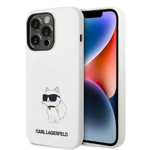 Karl Lagerfeld KLHMP14XSNCHBCH baltas dėklas iPhone 14 Pro Max image 1