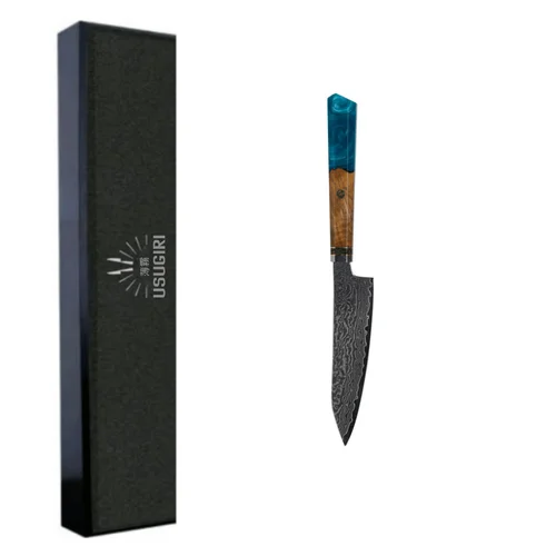 Damasko Plieno 5,1" Universalus peilis Usugiri JH-D-015 image 2