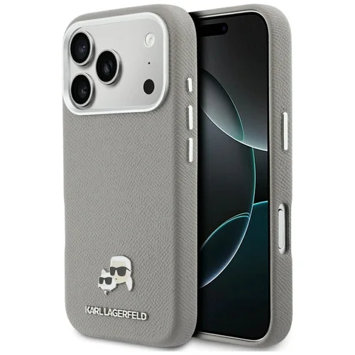 KARL LAGERFELD KLHMP17L6PFKCLG dėklas iPhone 17 Pro, pilkas image 1